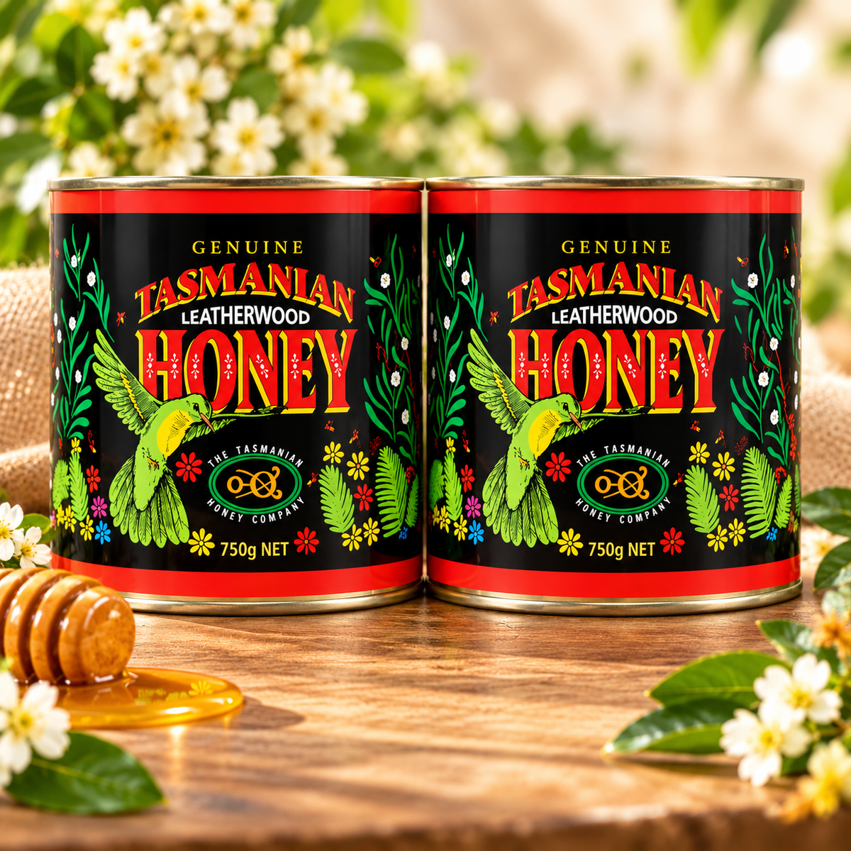 Tasmanian Honey Leatherwood Honey 750g – Twin Pack