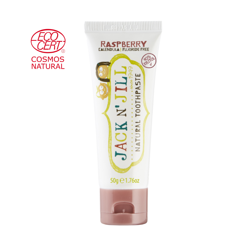 Jack N' Jill Natural Toothpaste Organic Raspberry 50g