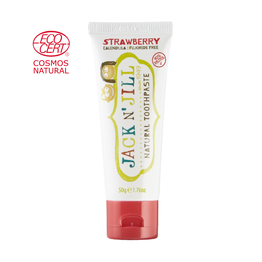 Jack N' Jill Natural Toothpaste Organic Strawberry 50g