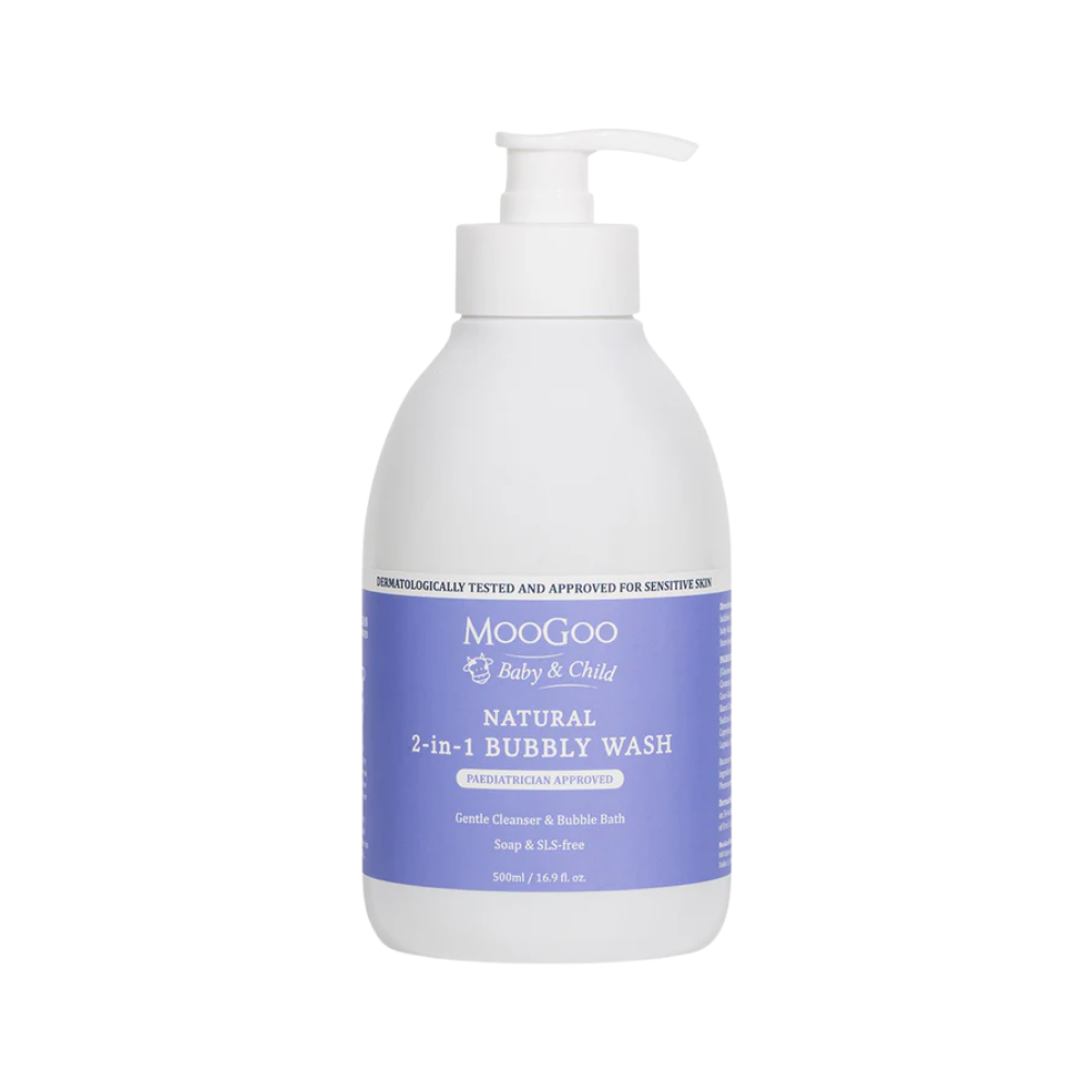MooGoo Baby 2-in-1 Bubbly Wash 500ml