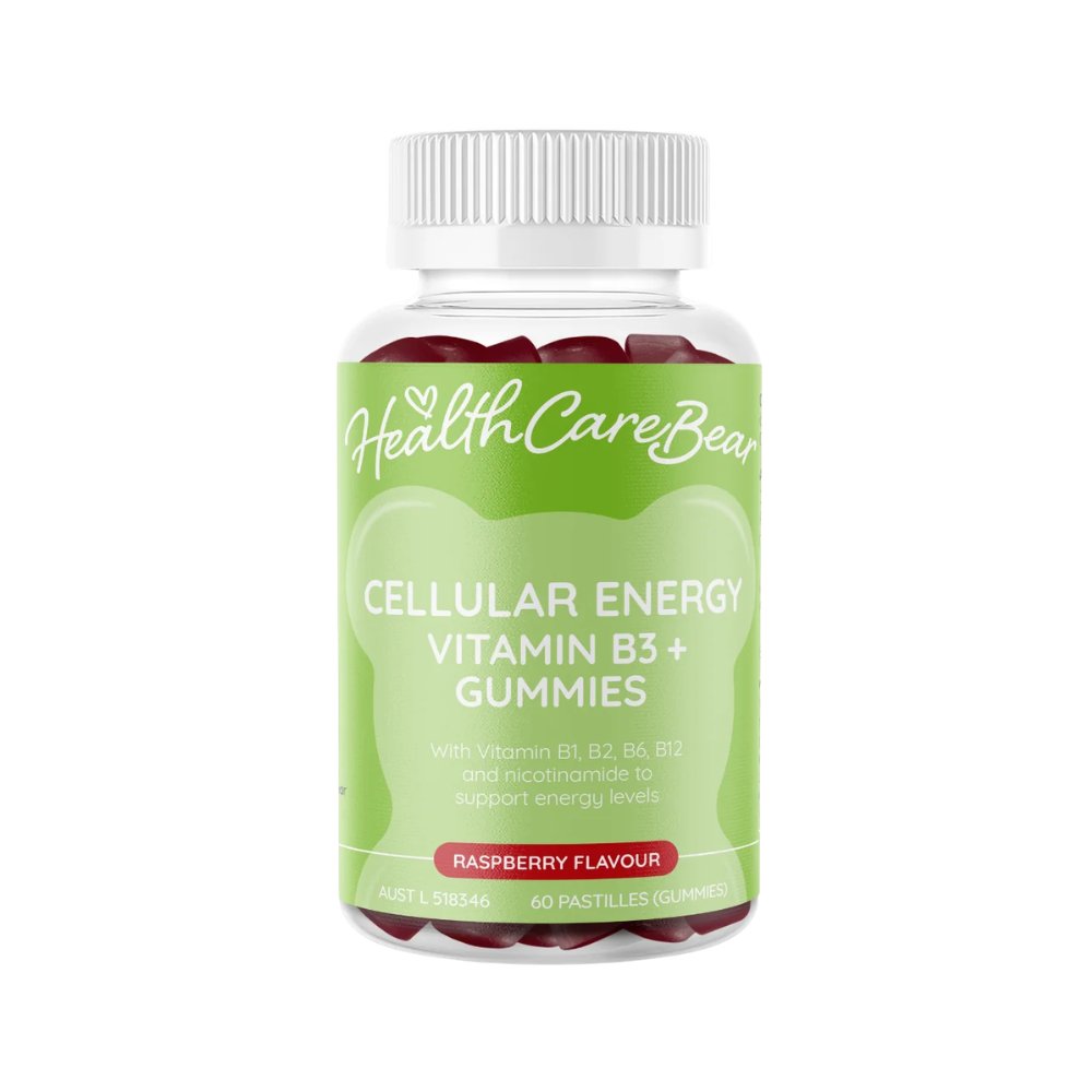 HealthCareBear Cellular Energy Vitamin B3+ Gummies 60 Pastilles