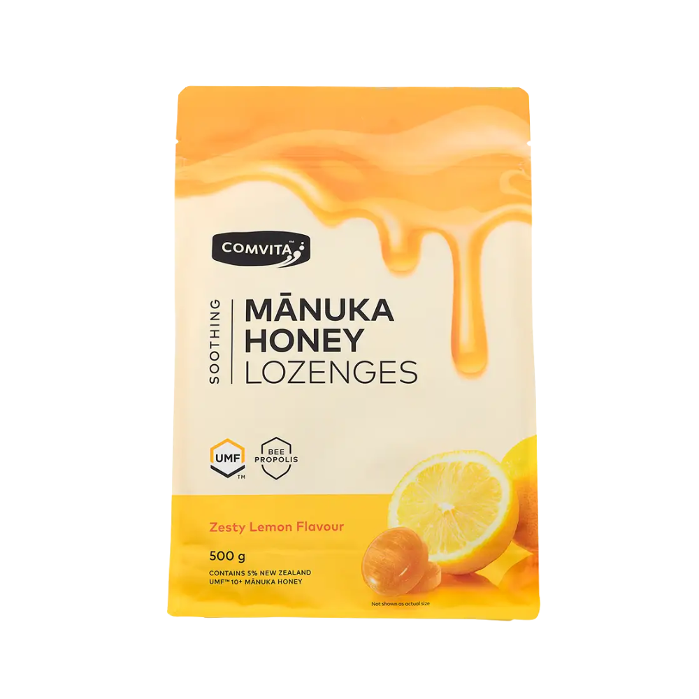 Comvita Manuka Honey Lozenges with Propolis Lemon & Honey 500g
