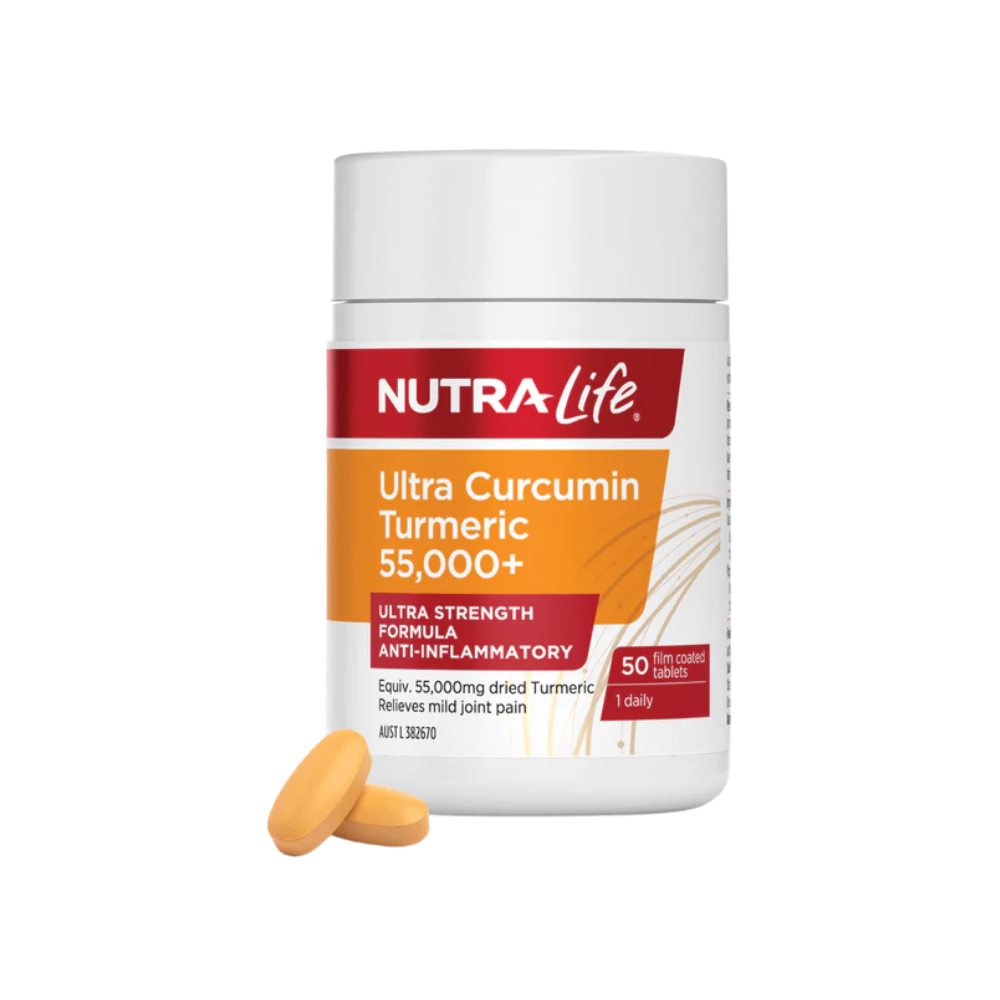 Nutra-Life Ultra Curcumin Turmeric 55,000+ 50 Film Coated Tablets