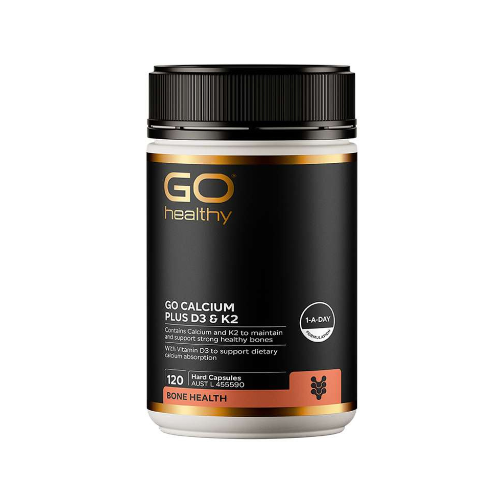 Go Healthy Go Calcium Plus D3 & K2 120Capsules