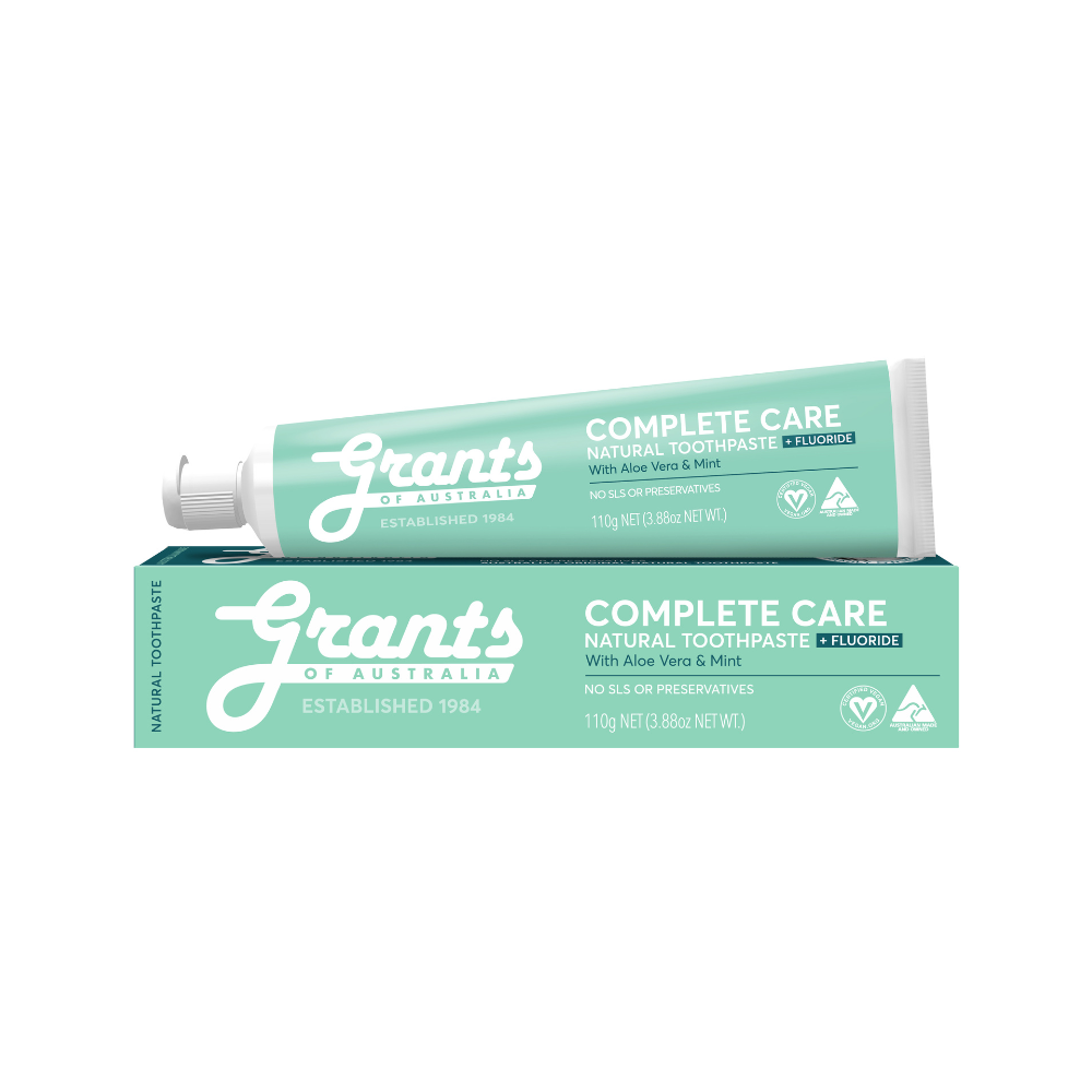 Grants of Australia Complete Care with Fluoride Natural Toothpaste - 110g