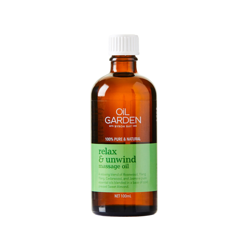 Oil Garden Relax & Unwind Massage & Body Oil Blend 100ml
