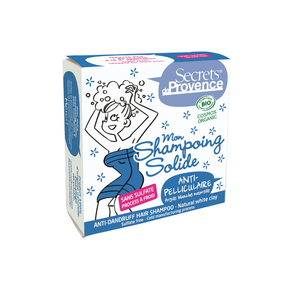 Secrets de Provence Solid Anti-Dandruff Shampoo 85g