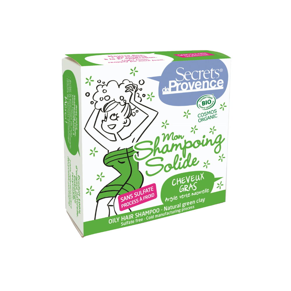 Secrets de Provence Solid Shampoo for Oily Hair 85g