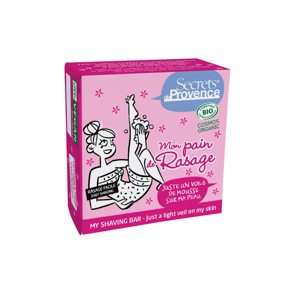 Secrets de Provence Organic Shaving Bar for Women 90g