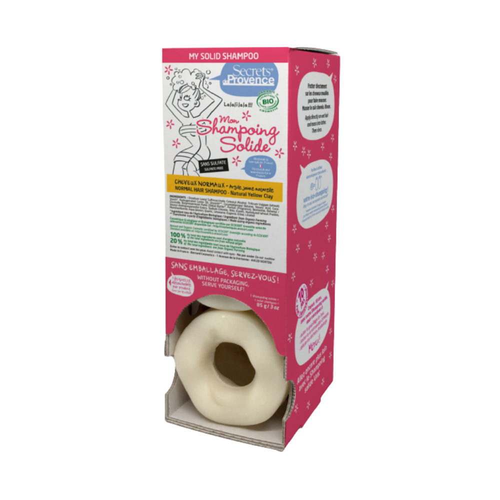 Secrets de Provence Normal Hair Dispenser Box Solid Shampoos 85g*9