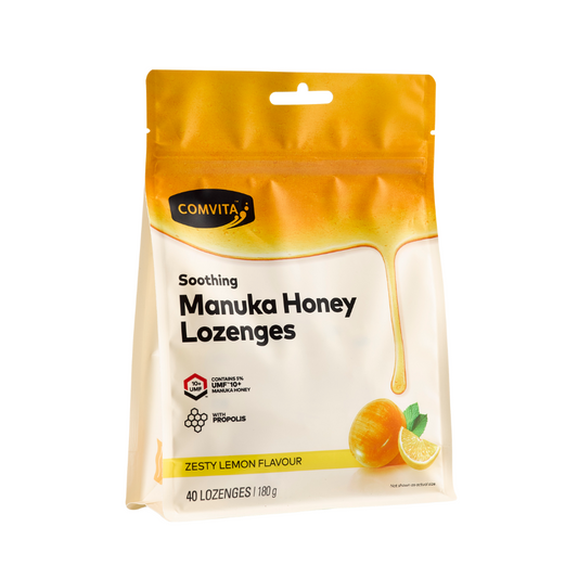 Comvita Manuka Honey Lozenges with Propolis Lemon & Honey 40 Lozenges