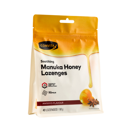 Comvita Manuka Honey Lozenges with Propolis Aniseed 40 Lozenges