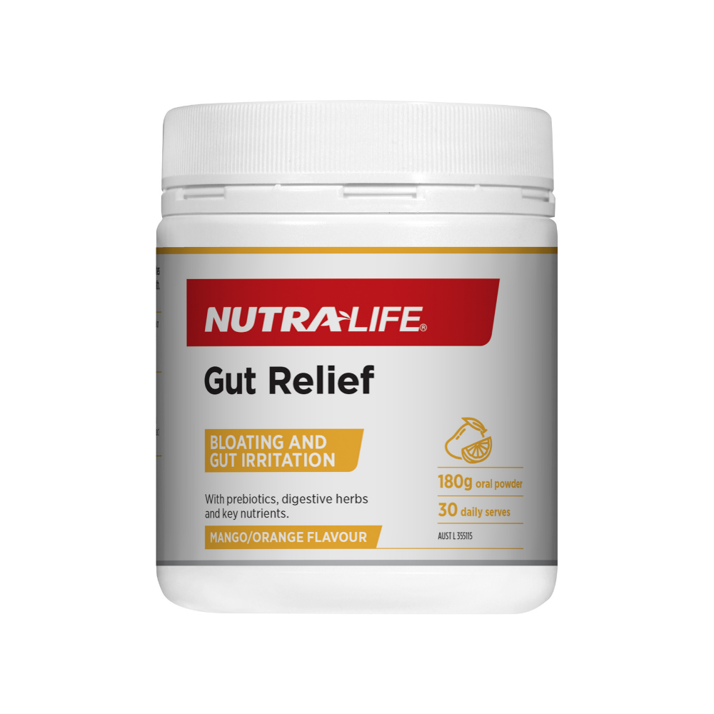 Nutra-Life Gut Relief (Mango & Orange) 180g