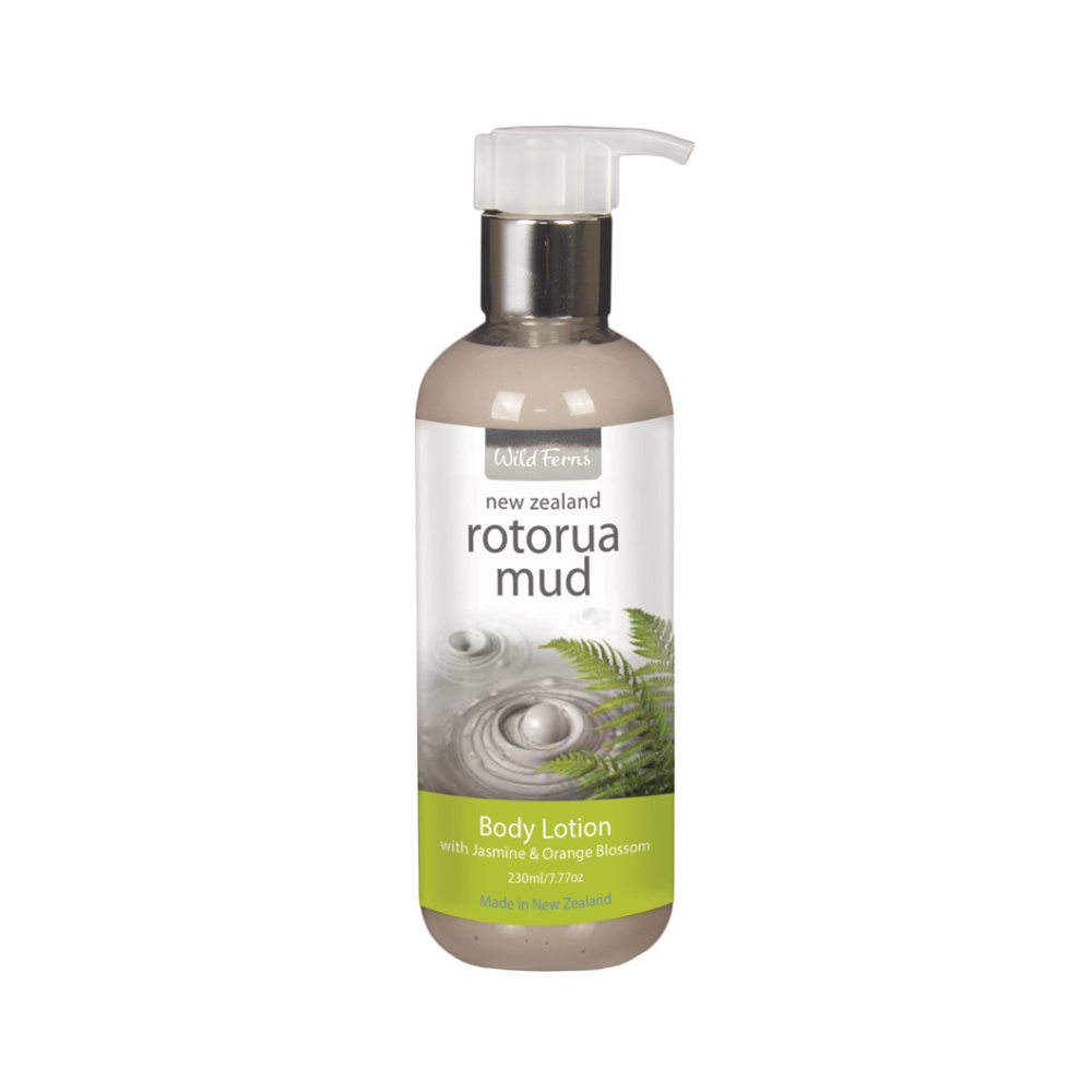 Wild Ferns Rotorua Mud Body Lotion with Jasmine & Orange Blossom 230ml