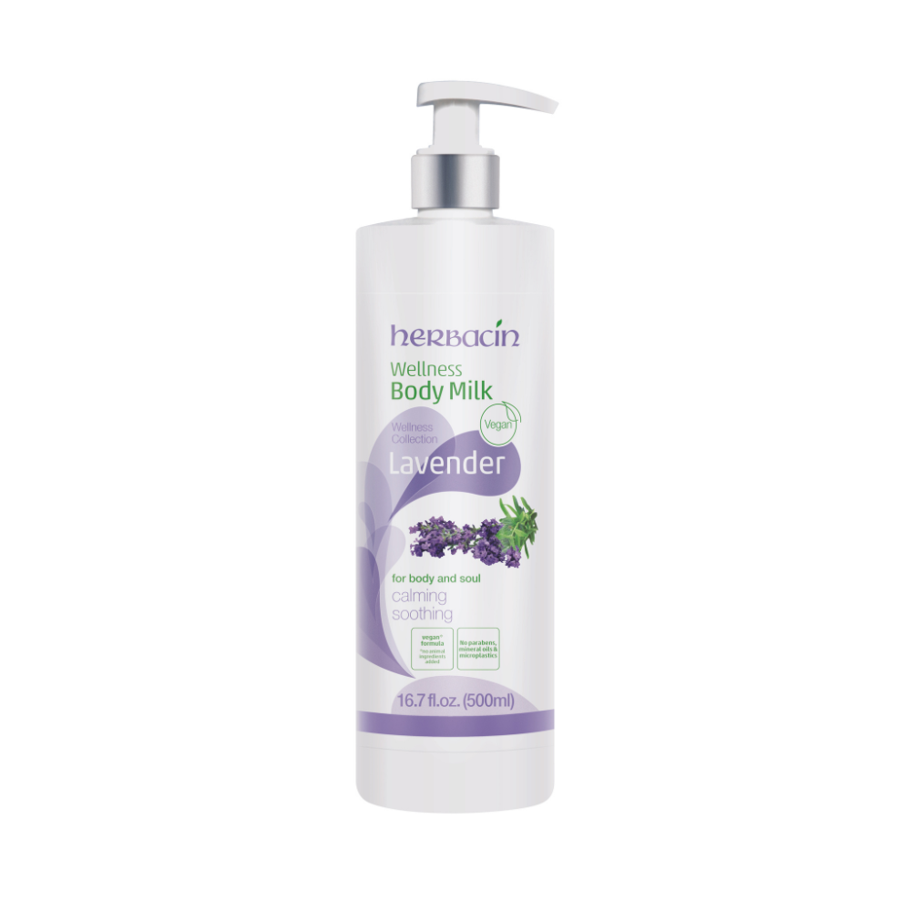 Herbacin Wellness Body Milk Lavender 500g