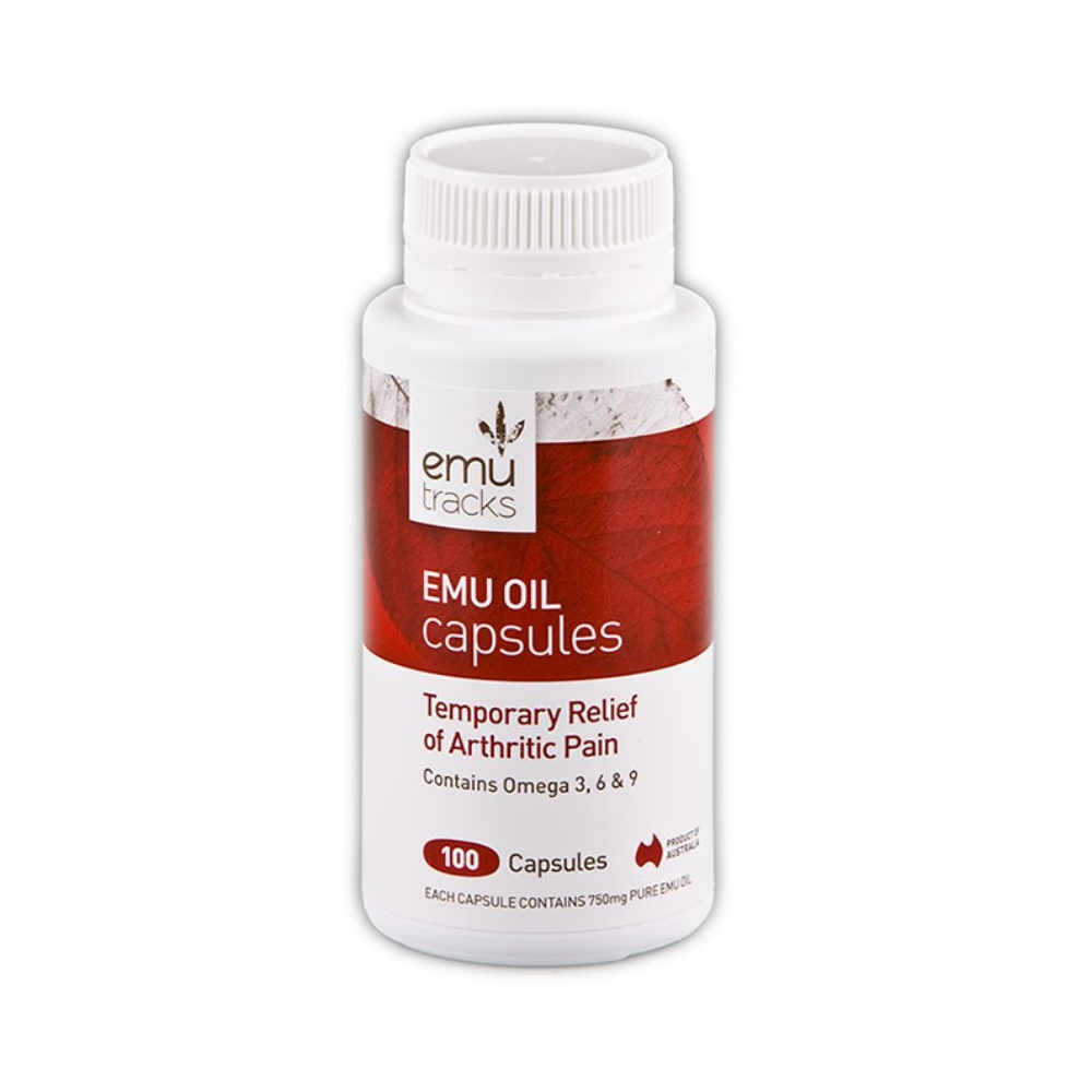 Emu Tracks Emu Oil 100 Capsules