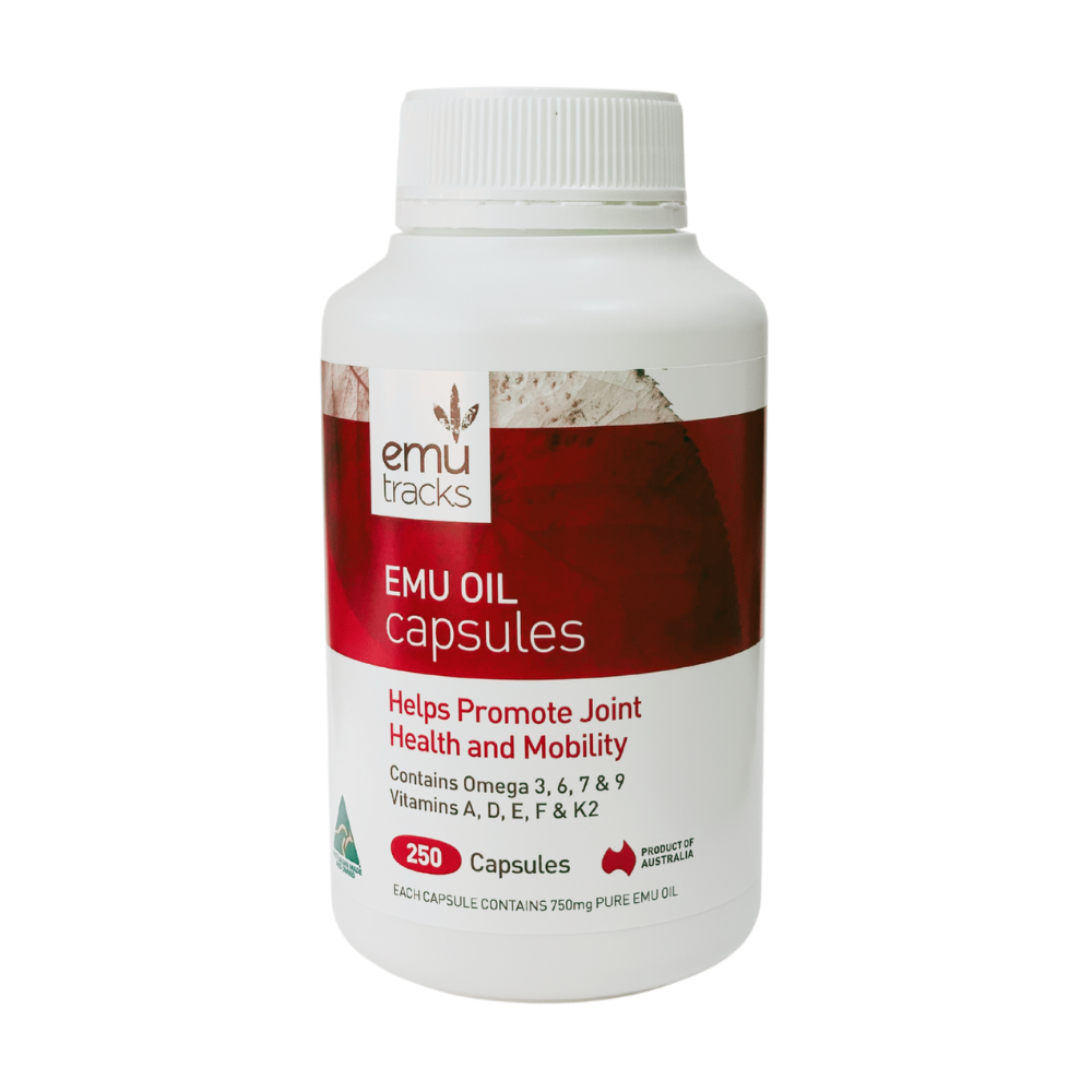 Emu Tracks Emu Oil 250 Capsules