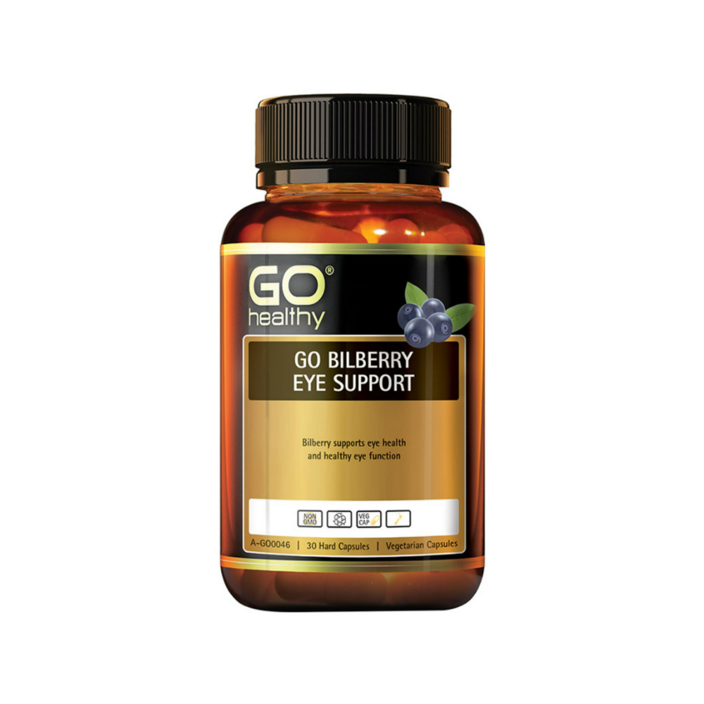 Go Healthy Bilberry 20,000mg 30 Vege Capsules