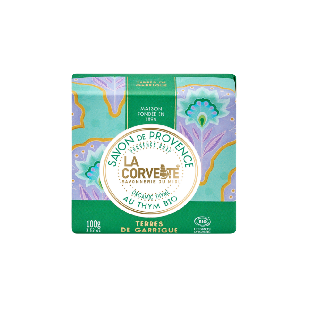 La Corvette TERRES DE GUARRIGUE Organic Thyme Soap 100g