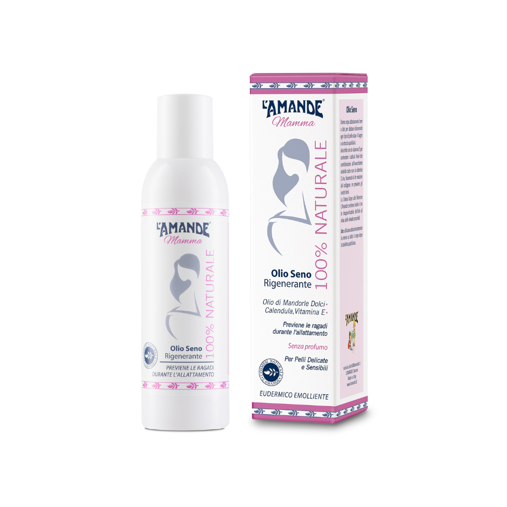 L'Amande Mamma 100% Natural Regenerating Breast Oil 150ml
