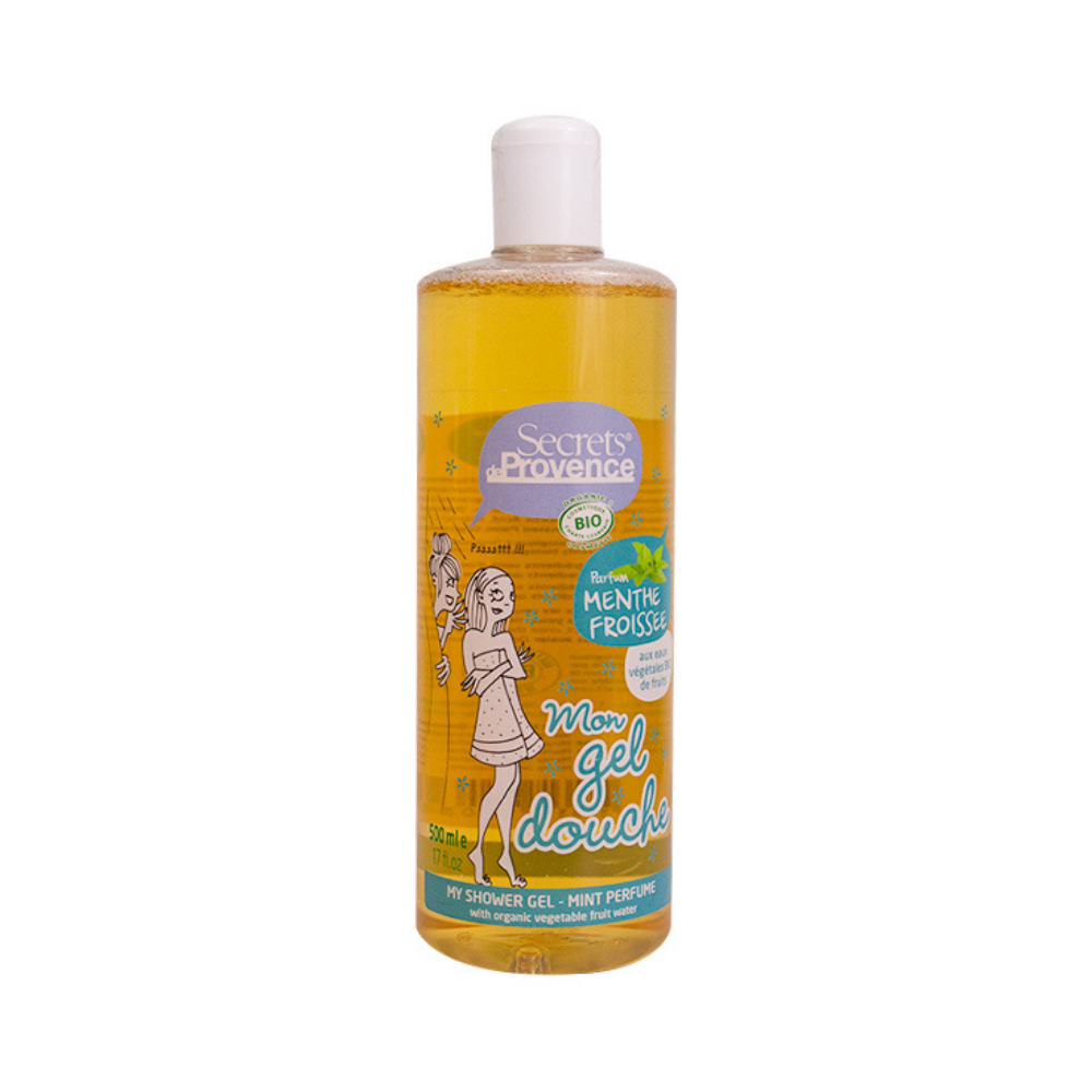 Secrets de Provence Organic Shower Gel Mint 500ml