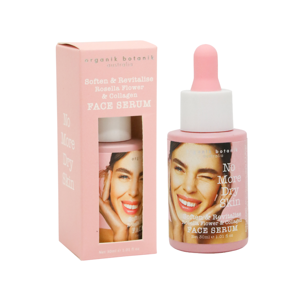 Organik Botanik - No More Pores No More Dry Skin Rosella Flower & Collagen Face Serum 30ml