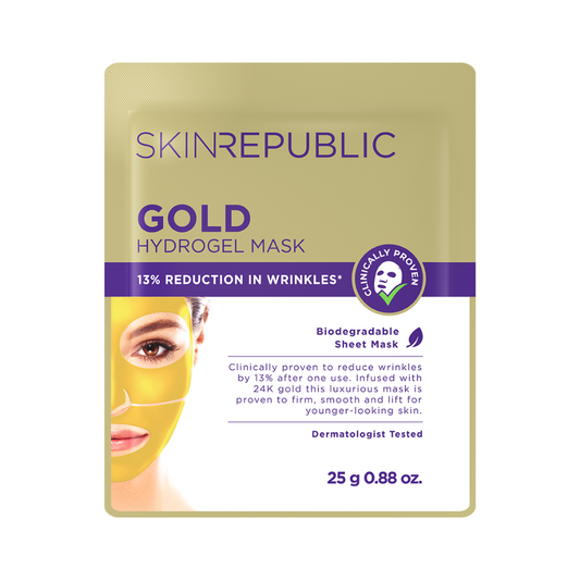 Skin Republic Gold Hydrogel Biodegradable Face Mask 25g
