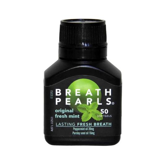 Breath Pearls Original Fresh Mint 50 Softgels