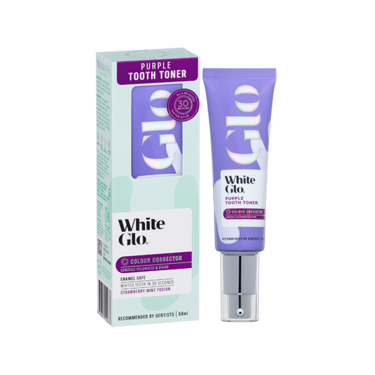 White Glo Purple Tooth Toner Colour Corrector 50ml