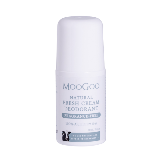 MooGoo Fresh Cream Deodorant - Sensitive & Fragrance-Free 60ml