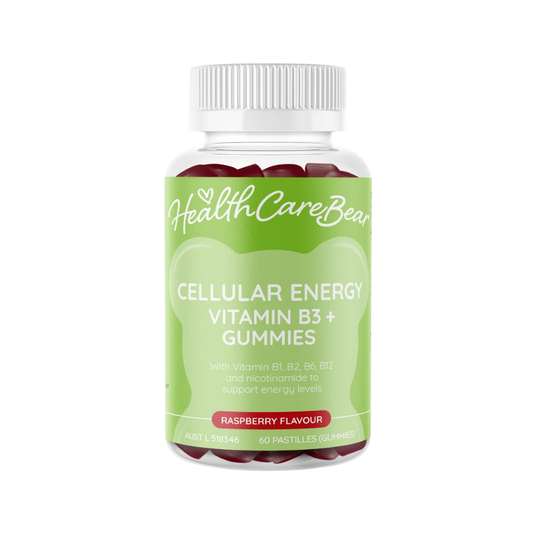 HealthCareBear Cellular Energy Vitamin B3+ Gummies 60 Pastilles