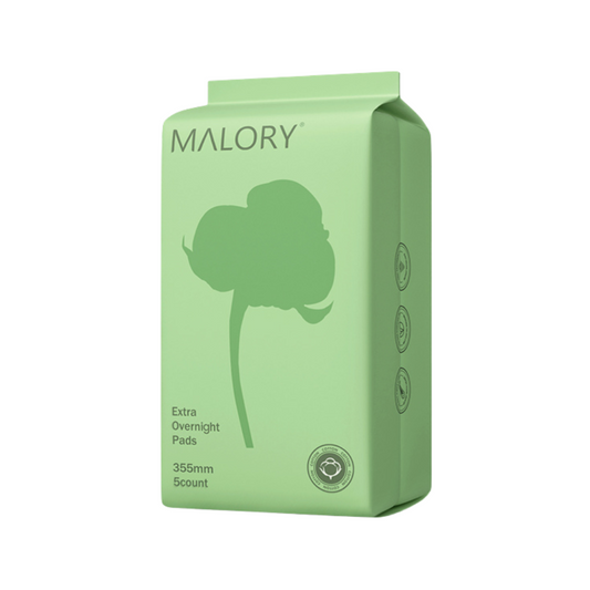 Malory Extra Overnight Pads 355mm 5 Counts