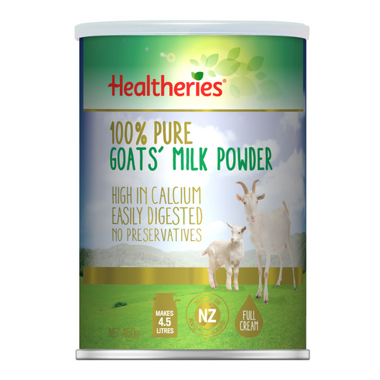 Healtheries Goats Milk Powder 450g (Expiry Date: 03/2026)