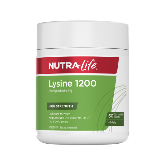 Nutra-Life Lysine 1200mg 60 Tablets