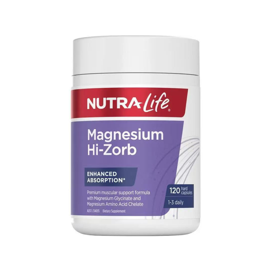 Nutra-Life Magnesium Hi-Zorb 120 Capsules