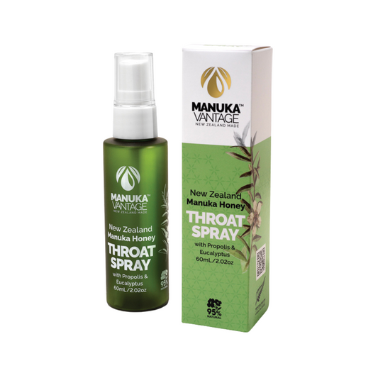 Manuka Vantage Throat Spray with Propolis and Eucalyptus 60ml