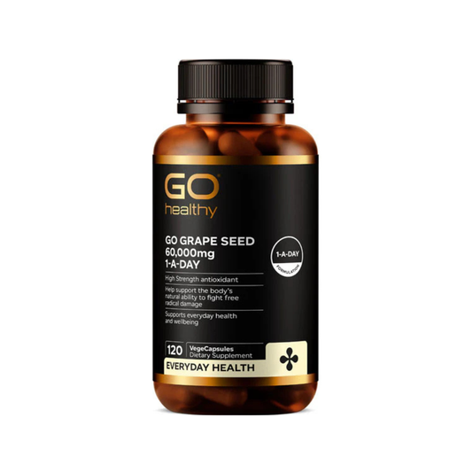 Go Healthy Grape Seed 60,000mg 120 Vege Capsules
