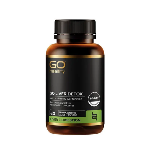 Go Healthy GO Liver Detox 1-A-Day 60 Hard Capsules