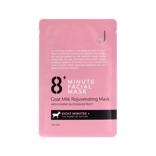 Jema Rose 8+ Minute Goat Milk Rejuvenating Mask(Single Piece)