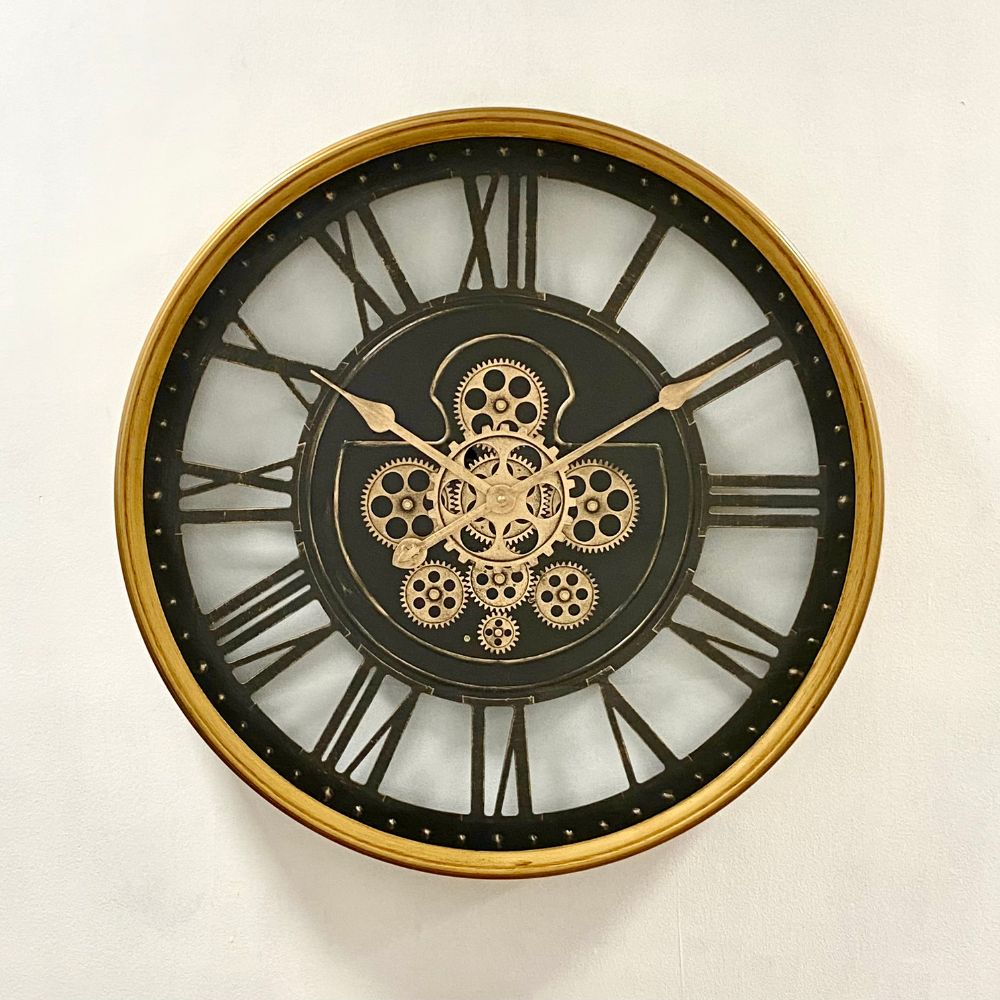 Vanguard Universal Luxurious Rotating Gears Clock CCM-1661