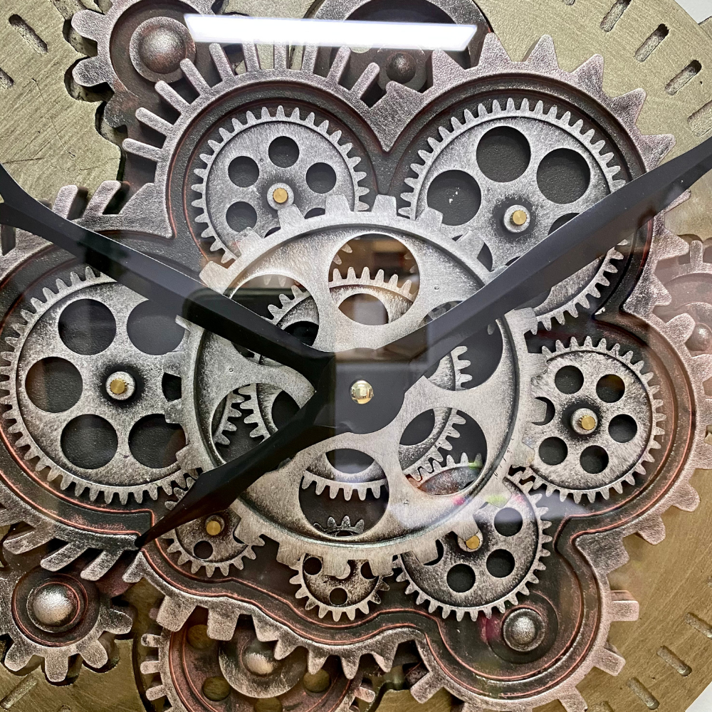 Vanguard Universal Luxurious Rotary Gears Clock CCM-1733