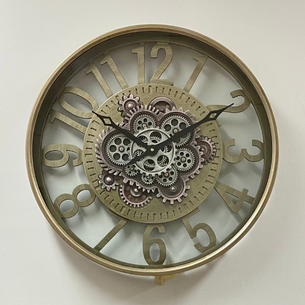 Vanguard Universal Luxurious Rotary Gears Clock CCM-1733