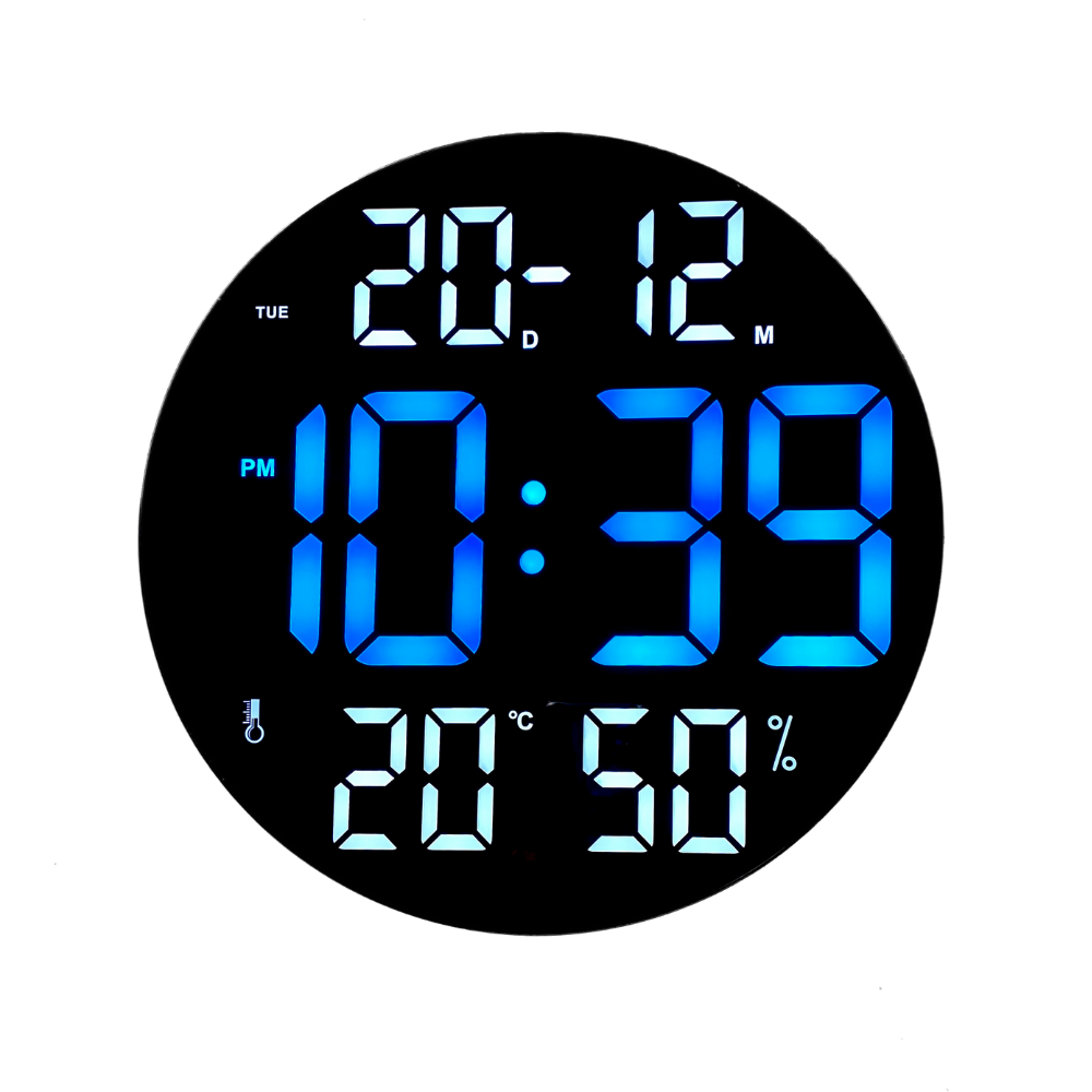 Vanguard Universal Multifunctional LED Clock CGH-8011 (Blue)
