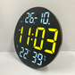 Vanguard Universal Multifunctional LED Clock CGH-8011 (Yellow)