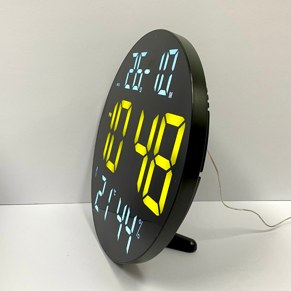 Vanguard Universal Multifunctional LED Clock CGH-8011 (Yellow)