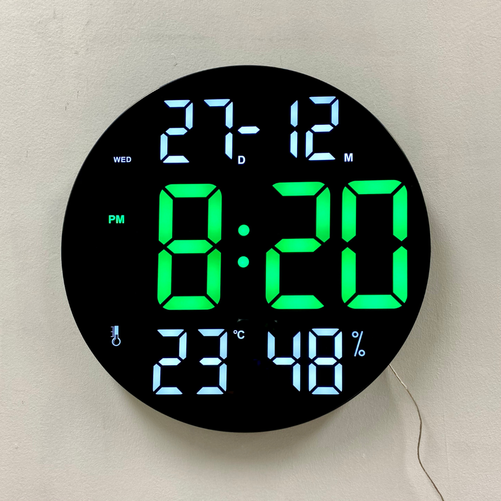 Vanguard Universal Multifunctional LED Clock CGH-8011 (Green)
