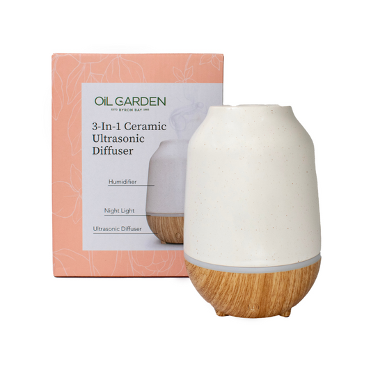 Oil Garden 3-In-1 Ceramic Ultrasonic Diffuser