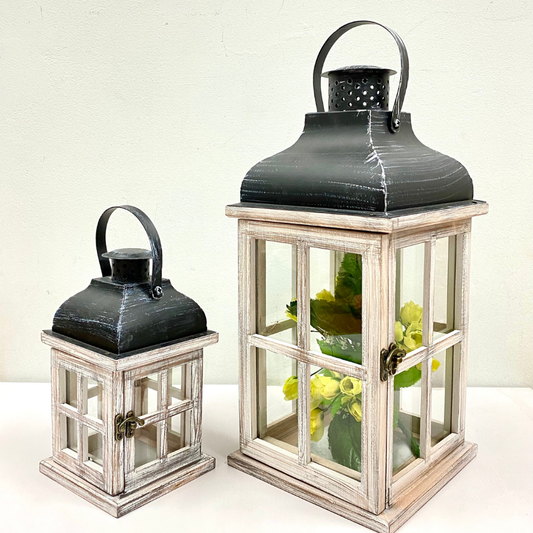 Vanguard Universal High-end Home Decoration Timber Candle Lantern LT-83set
