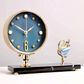 Vanguard Universal Premium Crystal Table Clock with Swan TCJ-622BL