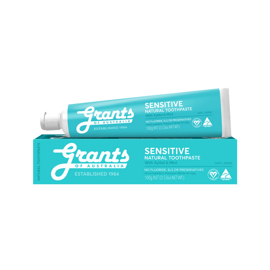 Grants of Australia Sensitive Natural Toothpaste - Fluoride Free - 100g